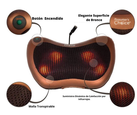 COJIN MASAJEADOR INFRARROJO BODDY PILOW