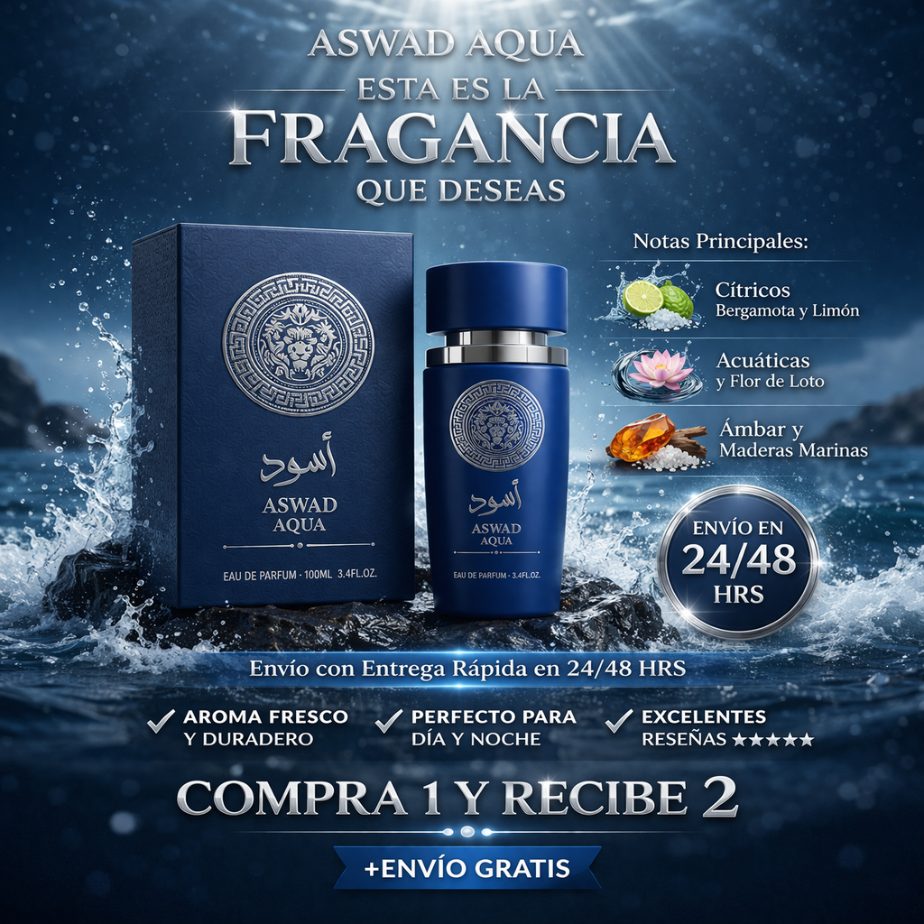 AL ASWAD PARFUMS® - ASWAD AQUA.
