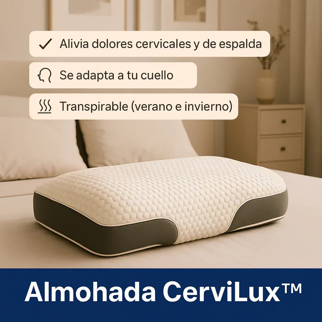 Almohada CerviLux (+Envío GRATIS). ¡COMPRA 1 Y LLÉVATE 2!