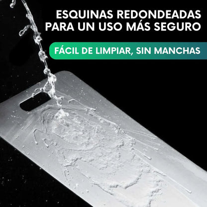Tabla de picar de acero inoxidable (39x28cm)