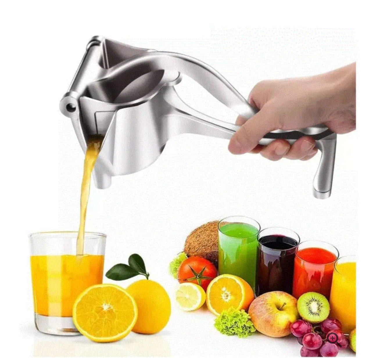 Exprimidor Manual Metálico – Extrae Jugo – Jugo fresco en minutos todos los días