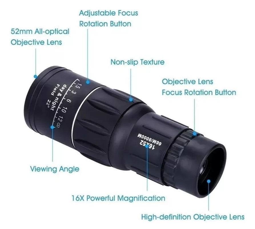 Telescopio Monocular – Amplía tu visión – Conecta con la naturaleza cada día con claridad y detalle.