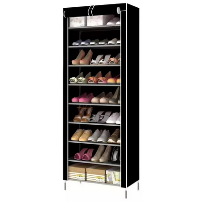 Zapatero Vertical 9 Niveles – Ahorra Espacio y Mantén Tu Hogar en Orden en Minutos