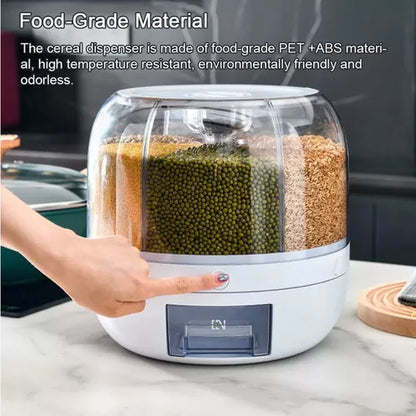 Dispensador Giratorio de Cereales – Acceso Rápido – Cocina Ordenada Todos los Días