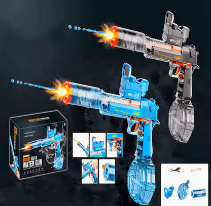 Pistola de Agua Recargable – Disparo Potente – Regalo Navideño que Garantiza Juegos Activos al Instante
