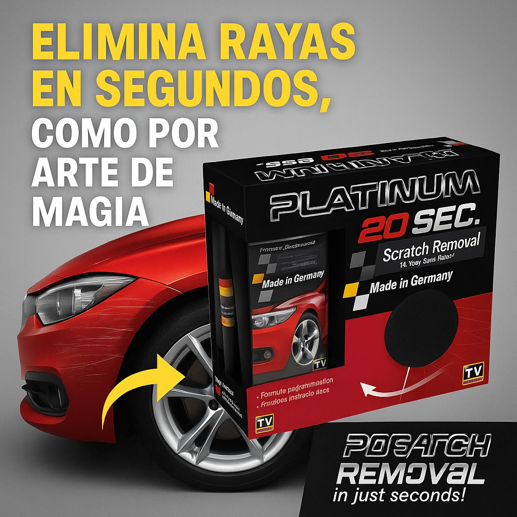 Crema Reparadora 2x1 – Elimina Rayones – Auto impecable en 20 segundos sin gastar en taller