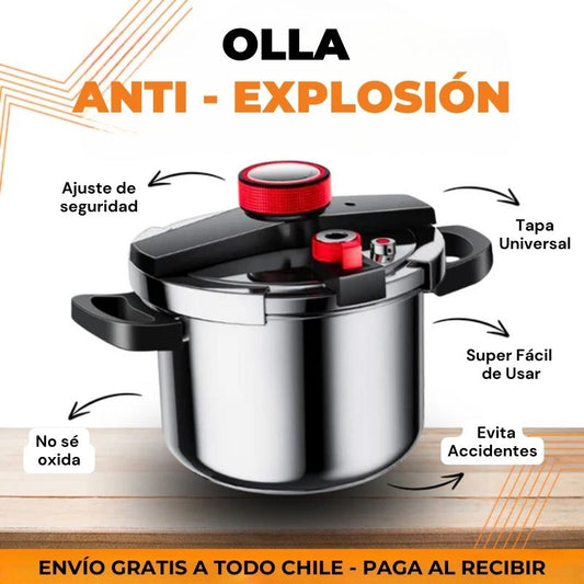 Olla a presión de acero inoxidable 15 Litro - Multifuncional aprueba de explosiones  (original)