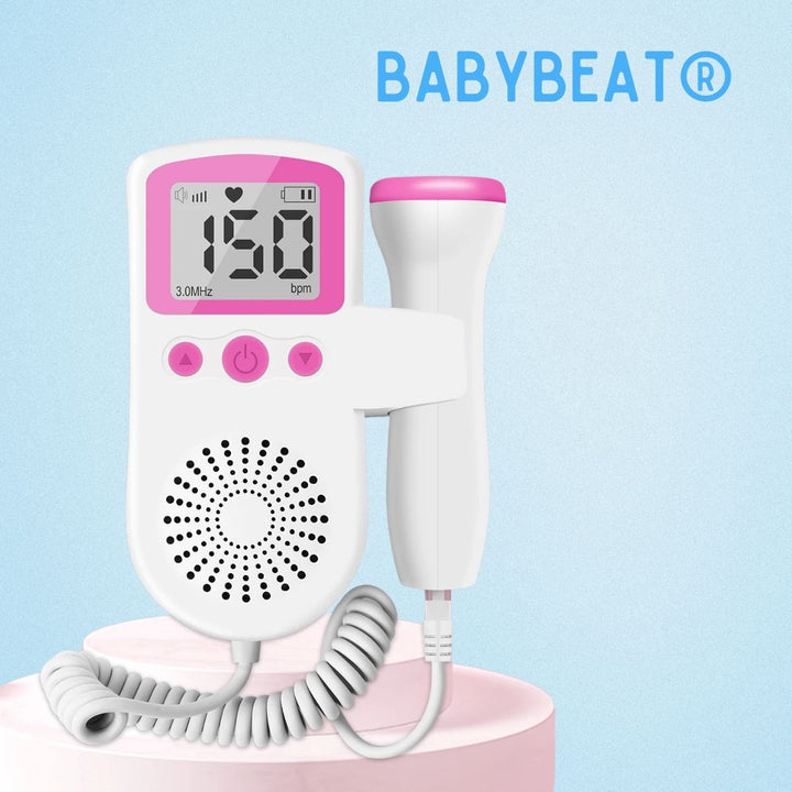 Doppler Fetal Portátil – Monitor de Latidos – Tranquilidad para Mamá en Segundos