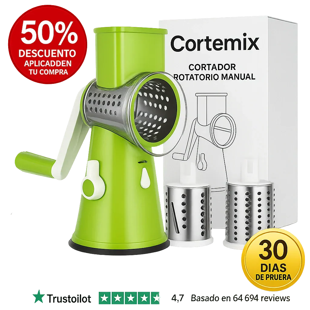 Cortemix | Cortadora Giratoria de Verduras (+Envío GRATIS).