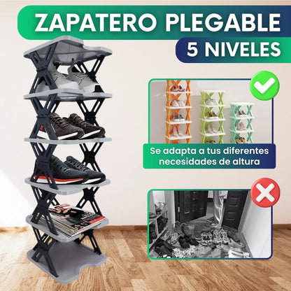 Zapatero plegable 5 niveles