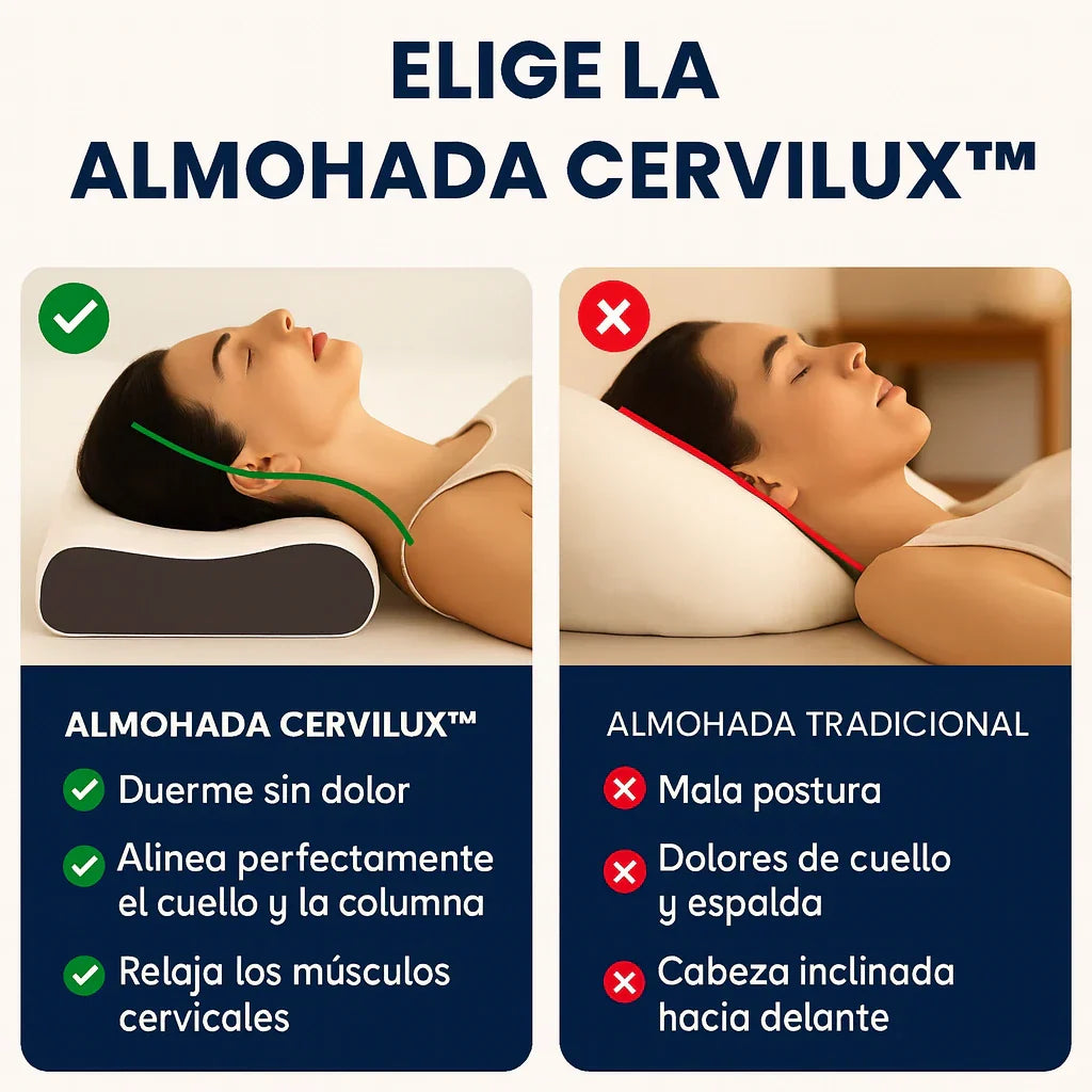 Almohada CerviLux (+Envío GRATIS). ¡COMPRA 1 Y LLÉVATE 2!