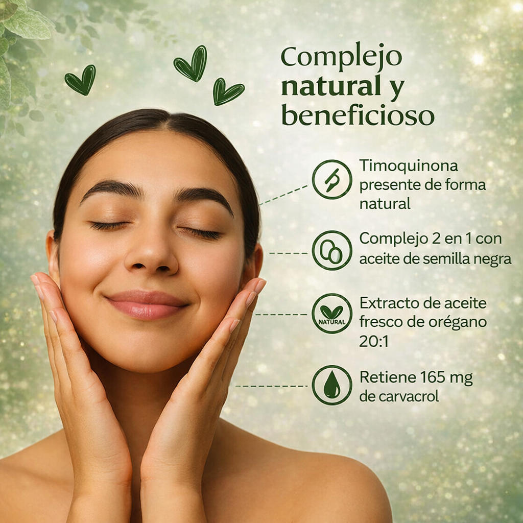 💫 ✨Aceite de orégano con aceite de semilla negra-60 cápsulas. Mejora tu salud💫 ✨+ ENVÍO GRATIS 🚚