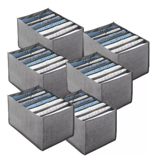 X6 Organizador De Poleras Caja Organizad