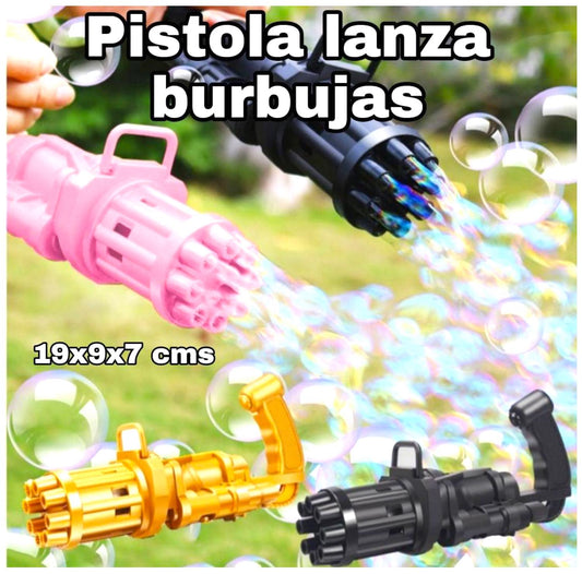 PISTOLA LANZA BURBUJAS