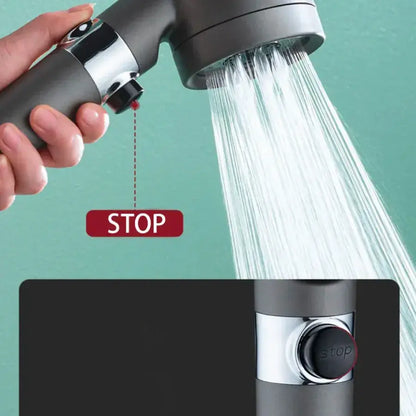 Cabezal de ducha de alta presión 4 en 1 con masajeador