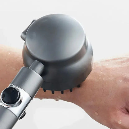 Cabezal de ducha de alta presión 4 en 1 con masajeador