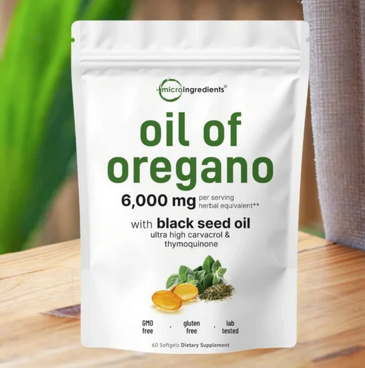 💫 ✨Aceite de orégano con aceite de semilla negra-60 cápsulas. Mejora tu salud💫 ✨+ ENVÍO GRATIS 🚚