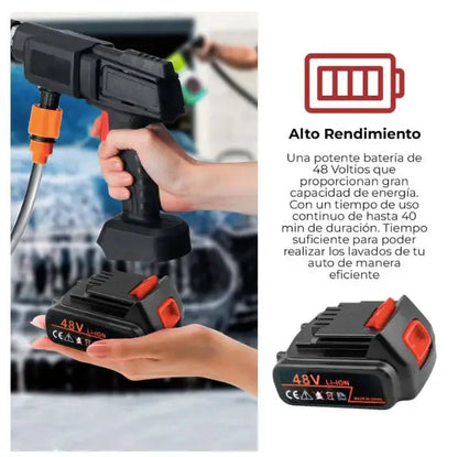 Hidrolavadora Portatil Recargable UltraJet™ + Batería Extra [PROMOCIÓN]