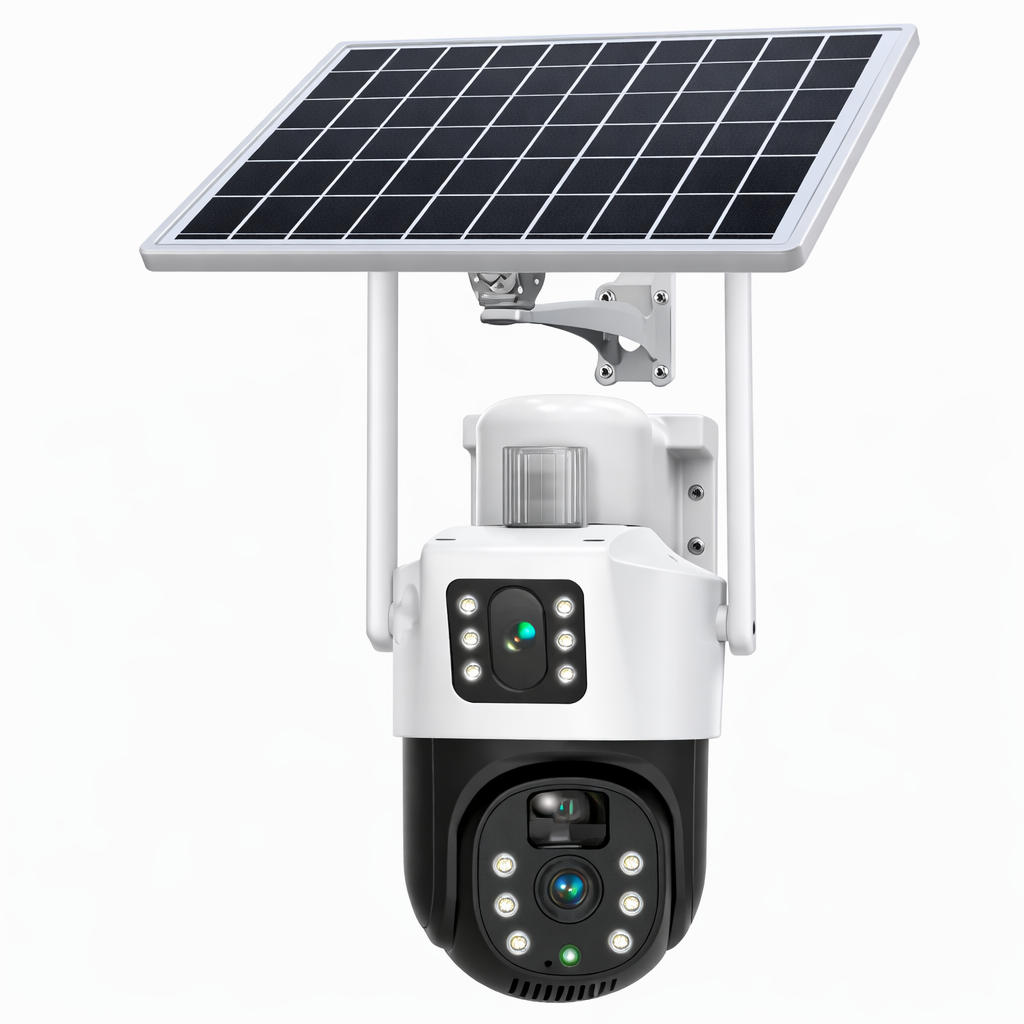 Cámara Solar Mcasa 2K Doble Lente 360°