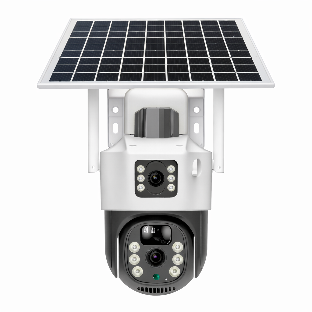 Cámara Solar Mcasa 2K Doble Lente 360°