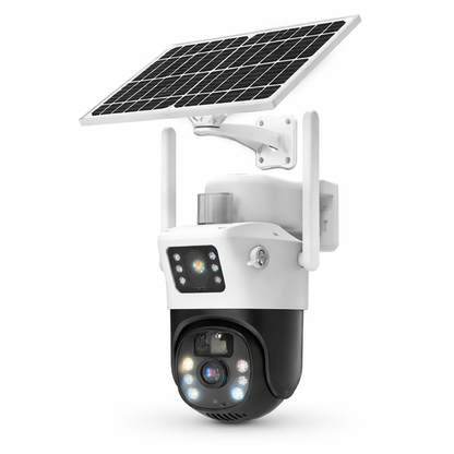Cámara Solar Mcasa 2K Doble Lente 360°