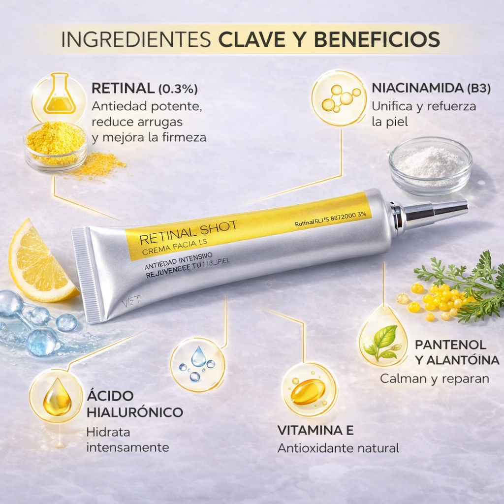 💫 ✨RETINAL SHOT – Tightening Booster Antiedad Intensivo💫 ✨ + ENVÍO GRATIS 🚚
