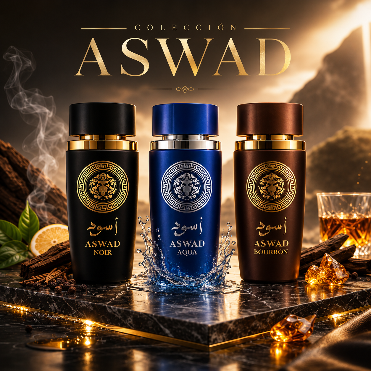 Perfumes AL ASWAD® Premium ( COMPRA 1 RECIBE 2 )