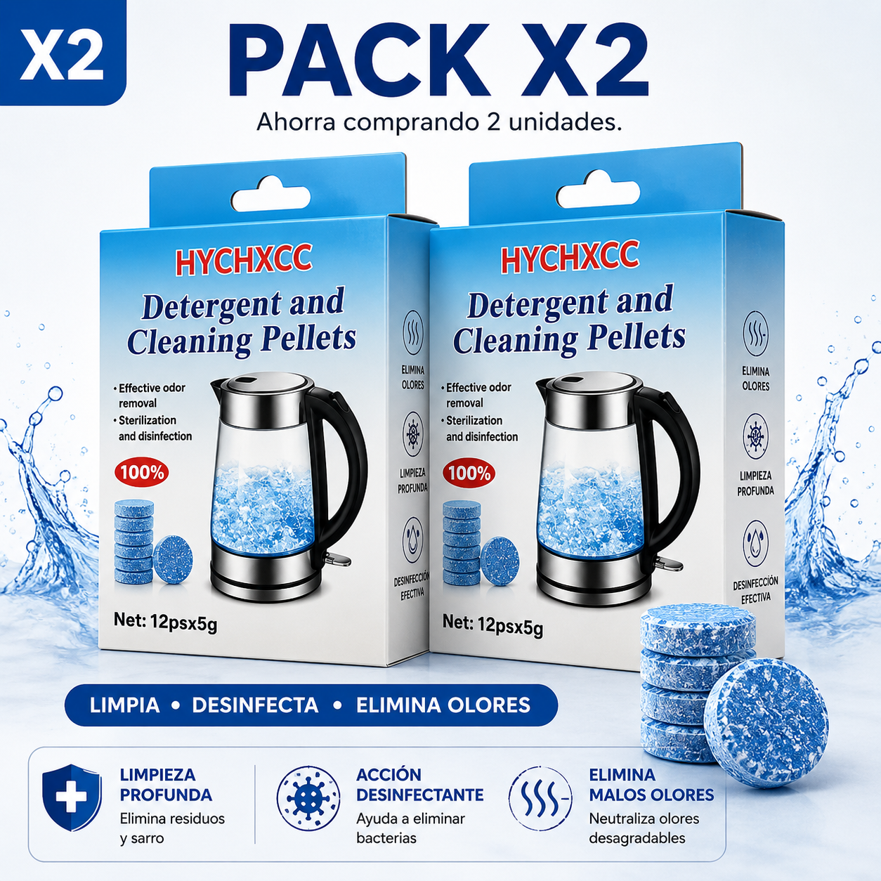 PACK 24 PASTILLAS LIMPIA HERVIDORES