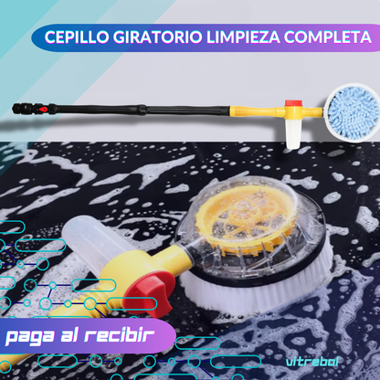 Cepillo Giratorio de Lavado: Limpieza Eficiente y Sin Rayones