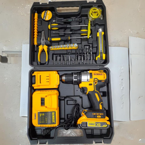 Taladro Inalámbrico con 2 POTENTES BATERÍAS Y ACCESORIOS DE REGALO™