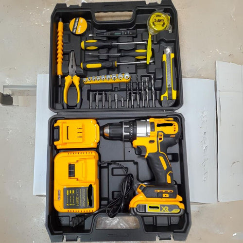 Taladro Inalámbrico CON 2 POTENTES BATERÍAS Y ACCESORIOS DE REGALO⚡⚡