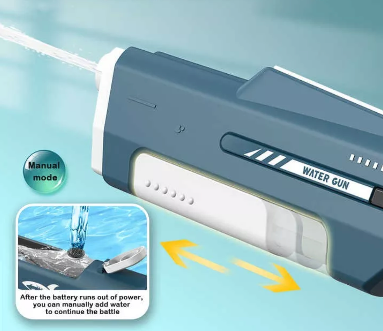 Pistola de agua eléctrica