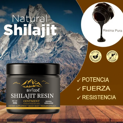 Shilajit 100% Puro 💎 | Fuente de Energía Vital del Himalaya
