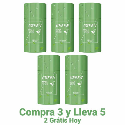 Máscara de Té Verde y Arcilla Blanca - Green Skin [Anti grasa y acné]