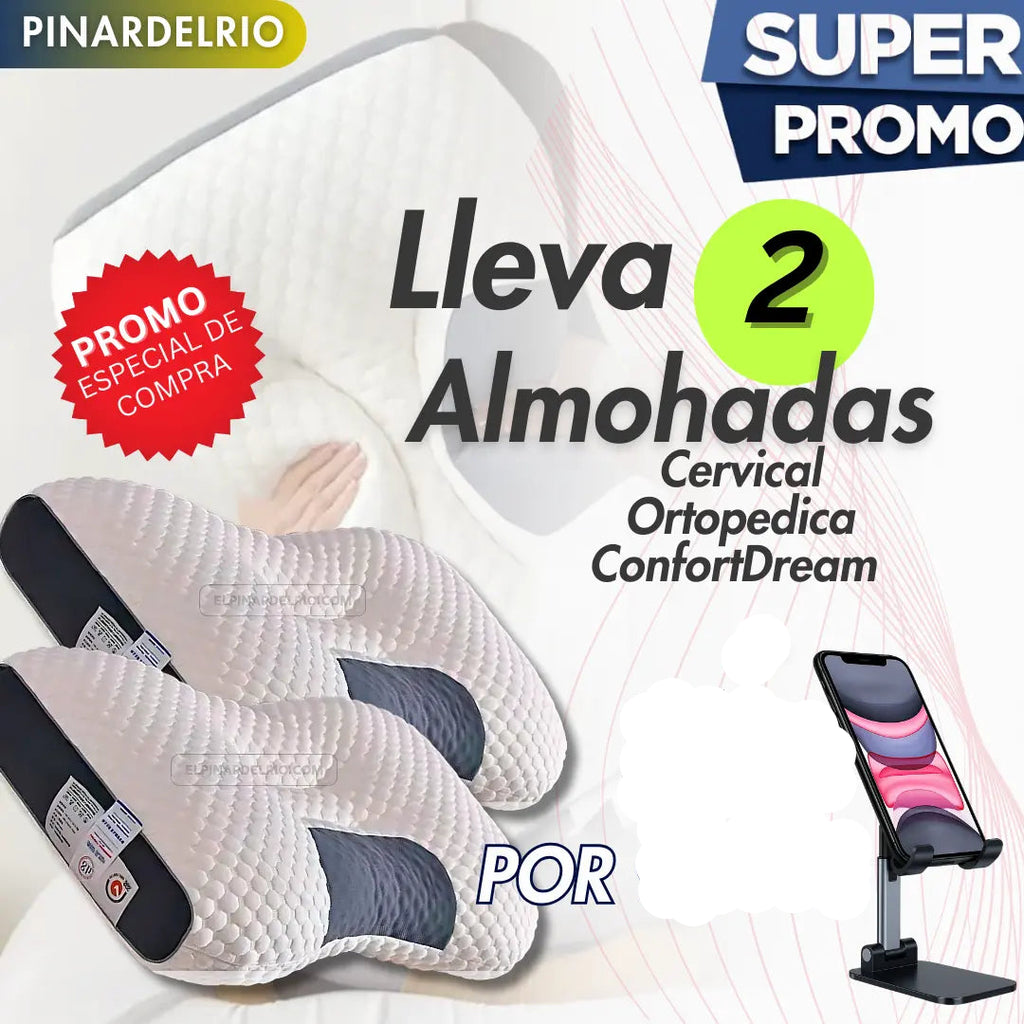 Almohadas Cervical Ortopedica  ConfortDream Memory Foarm Cervical