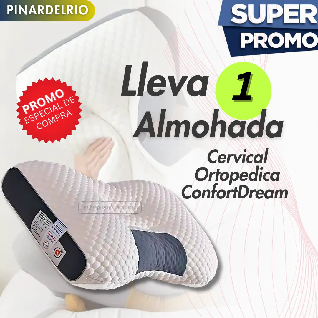 Almohadas Cervical Ortopedica  ConfortDream Memory Foarm Cervical