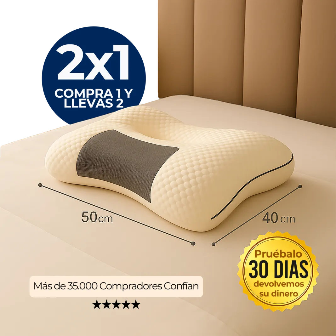 Almohada CerviLux (+Envío GRATIS). ¡COMPRA 1 Y LLÉVATE 2!