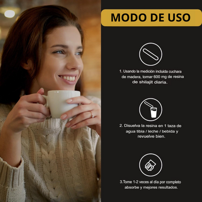 Shilajit 100% Puro 💎 -Fuente de Energía Vital del Himalaya