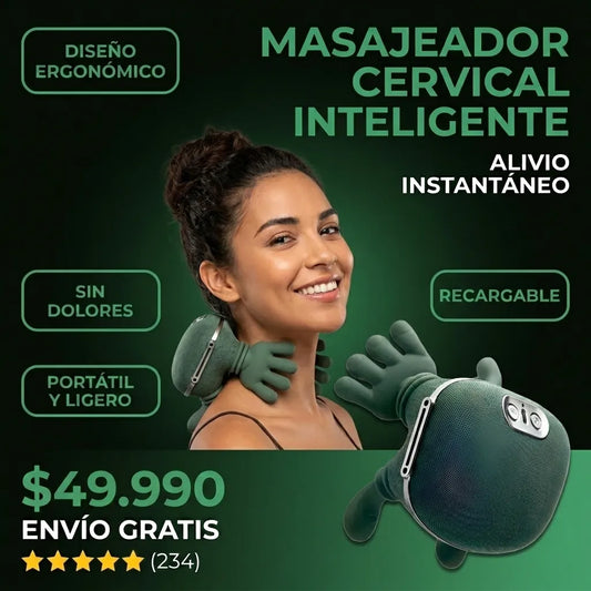Masajeador Eléctrico Dedos 4D Portátil
