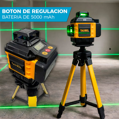 NIVEL LASER 16 LINEAS TASBEL™ | INCLUYE 2 BATERÍAS DE REGALO