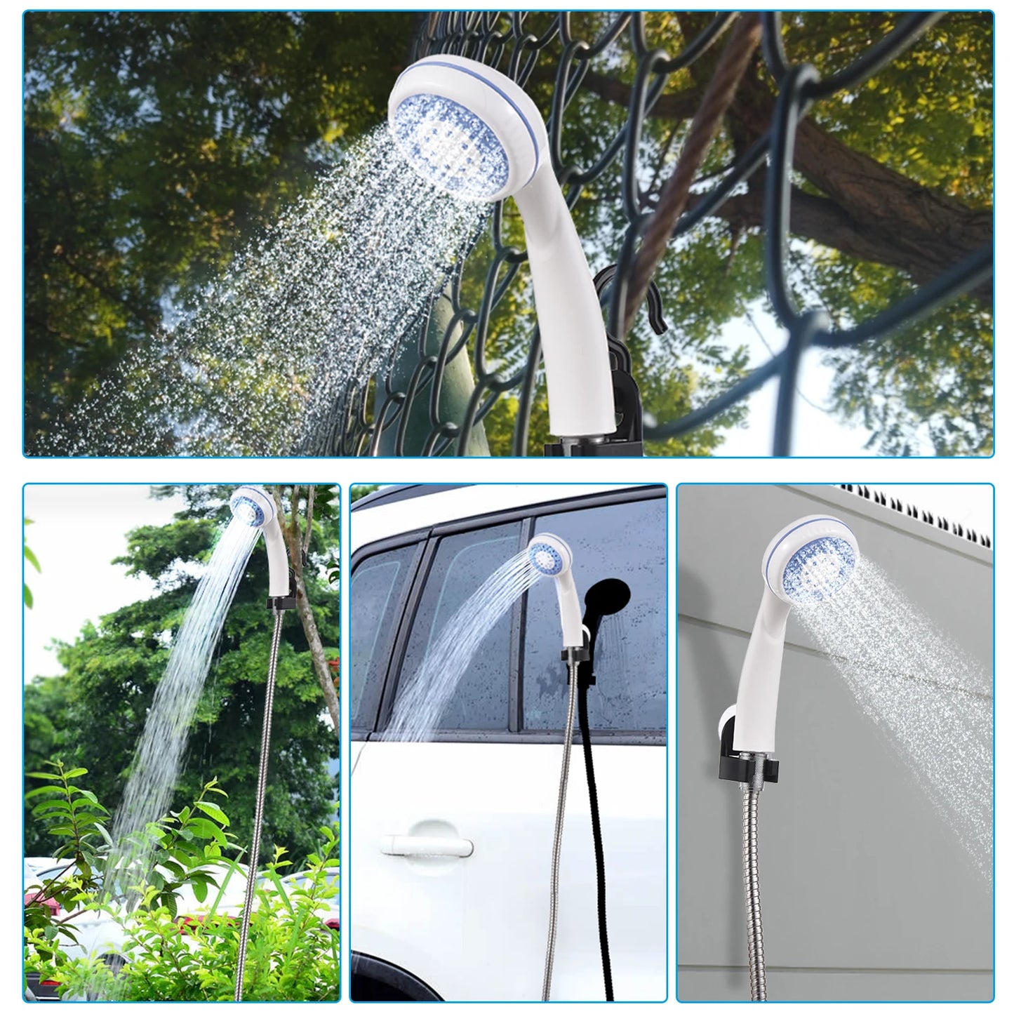 Ducha Portatil Recargable de Camping