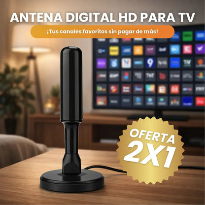 SignalMax 360° 2X1 – Antena TV Digital TDT 4K UHD Profesional