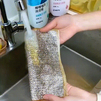 Paños Metálicos Multiuso – Limpieza Sin Rayar – Cocina Impecable por Meses