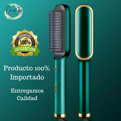 👉 Plancha de Pelo Profesional – Alisa y Moldea – Cabello liso y brillante en 3 minutos desde casa
