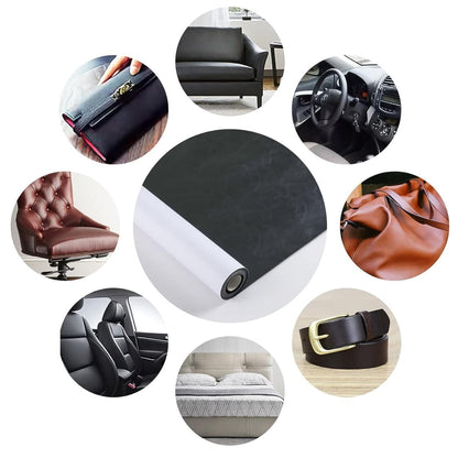 Rollo de Cuero Premium 2x1 – Repara y renueva superficies dañadas – Deja tus muebles como nuevos en segundos