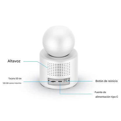 Camara De Seguridad con Videollamada 4k Monitor Bebe