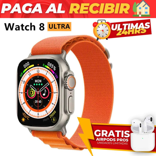 Smartwatch Ultra Serie8 (49mm) - 🎁 GRATIS 🎁 AIRPO PRO5 - SOLO POR HOY